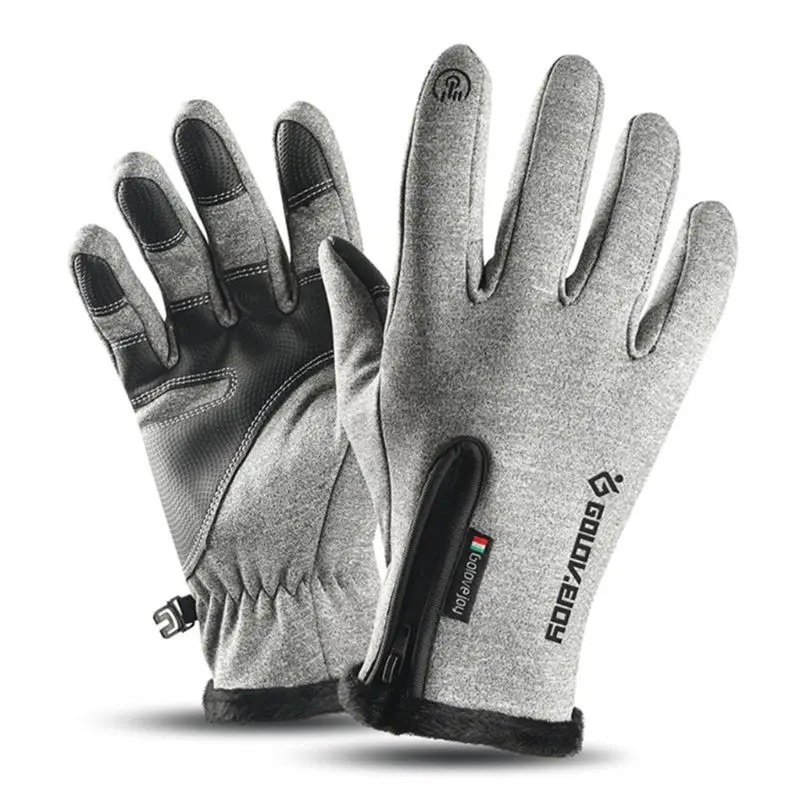 Зимние теплые перчатки для верховой езды, новые мужские и женские ветрозащитные водонепроницаемые перчатки с сенсорным экраном