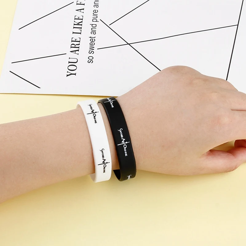 Sword Art Onlinea SAO Silicone Strap Bracelet