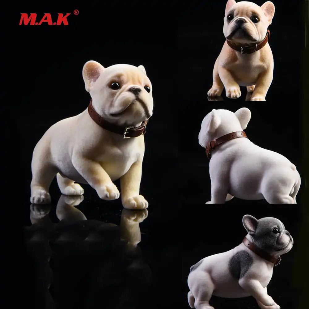 Jxk028 1 6スケール植え髪フレンチブルドッグ犬かわいいペット動物フィギュア模型玩具シーン装飾アクセサリー Null Aliexpress