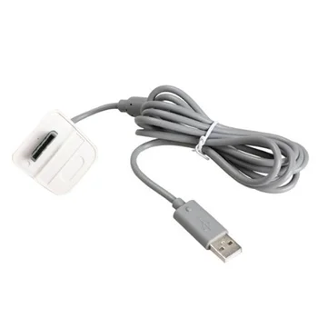 

HOT-USB Charger Power Cord Cable For Microsoft 360 Wireless Controller Gray