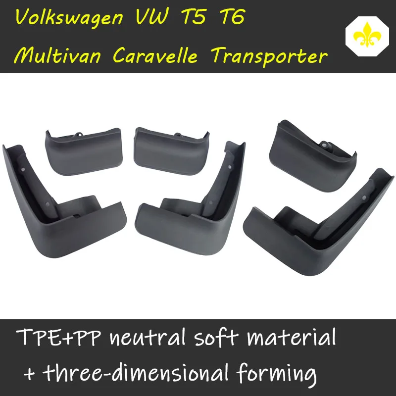Для Volkswagen VW Multivan Caravelle Transporter T6 T5 аксессуары для брызговиков Брызговики Авто Брызговики автомобильные