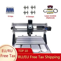 CNC ronter – Mini fraiseuse 1610pro, zone de travail 16x10x4cm, pour PCB, avec contrôle GRBL 