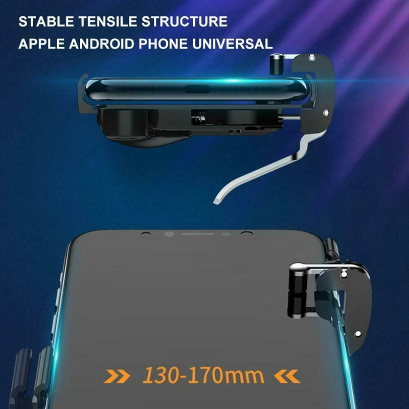  H8 Gamepad PUBG Helper Metal Button for Peace Elite Game Controller PUBG Mobile Controller Joystick