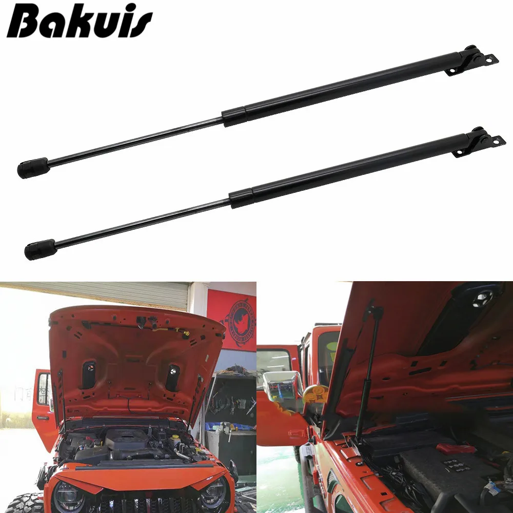 

For Jeep Wrangler JL 2018 2019 Hood Lift Supports Struts Hydraulic Rod Engine Cover Hydraulic Rod Accessories