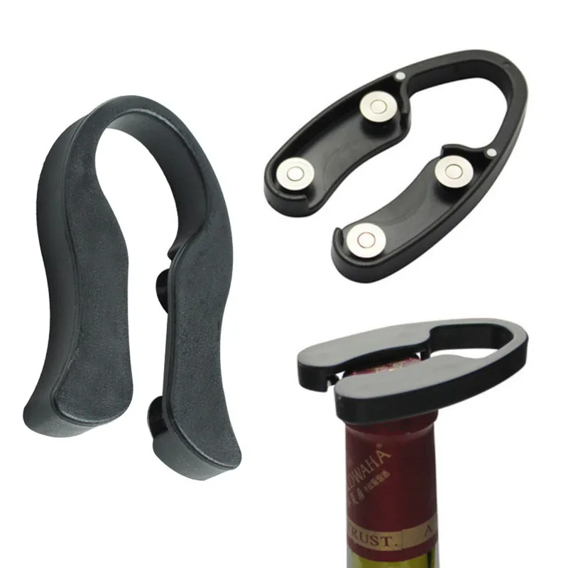 4-Wheel Wine Bottle Handheld Foil Cutter Rotating Cutting Blades Black  SN 