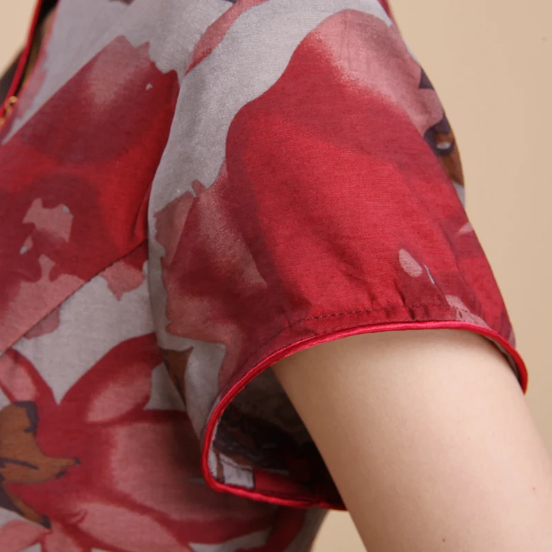 Женские китайские Топы hanfu Топ китайская рубашка Женский китайский топ Восточный льняной китайский стиль Женская одежда