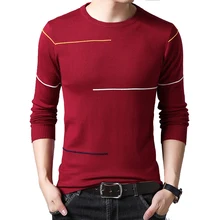 *#Best Price BROWON Brand-sweater Male Pullover Sweater Men Knitted Sweater Casual Men's Sweater O-Neck Striped Pullover Men M-3XL *#Best Price BROWON Brand-sweater Male Pullover Sweater Men Knitted Sweater Casual Men's Sweater O-Neck Striped Pullover Men M-3XL