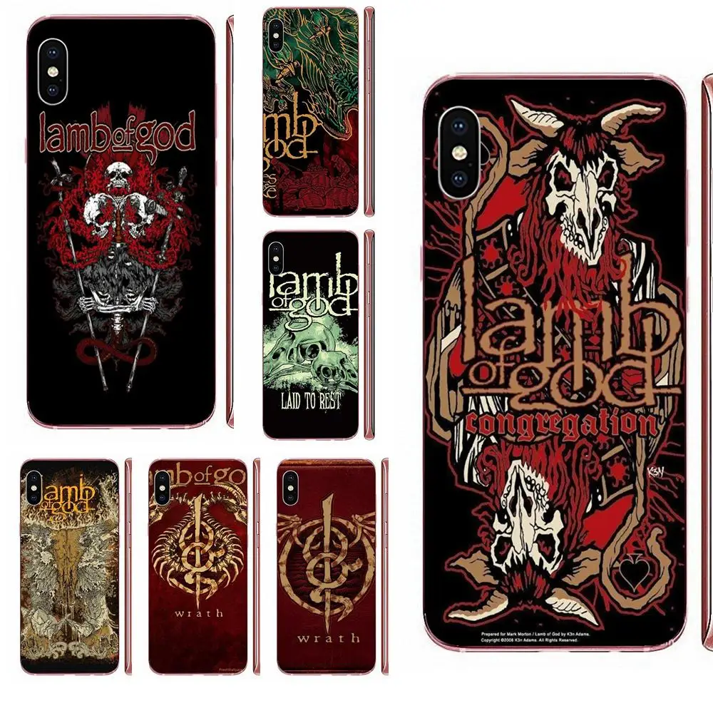Для Samsung Galaxy A10 A20 A20E A3 A40 A5 A50 A7 J1 J3 J4 J5 J6 J7 2016 2017 2018 мягкие чехлы Capa Music Lamb Of God |