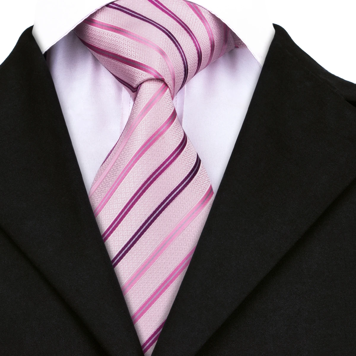 DN-228 Hi-Tie, 50 стилей, шелк, тонкие галстуки для мужчин, Пейсли, в горошек, мужской галстук, черный, красный, в полоску, роскошный цветочный дизайн, Свадебный галстук - Цвет: DN-228