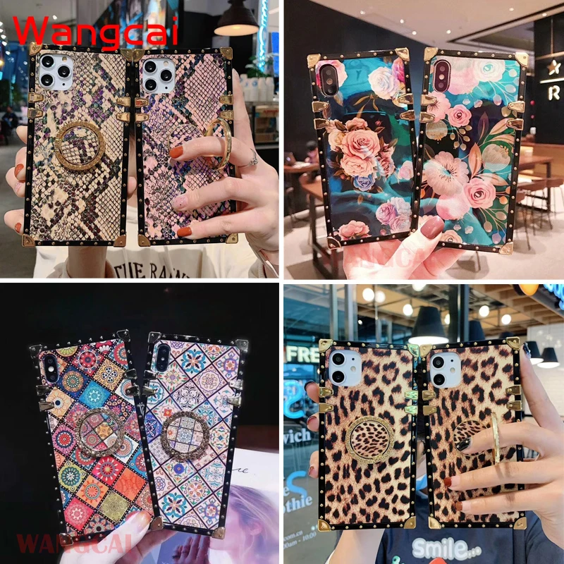 Роскошный леопардовый чехол со змеиным узором для Samsung Galaxy S10e S10 S9 S8 Plus Note 9 8 с