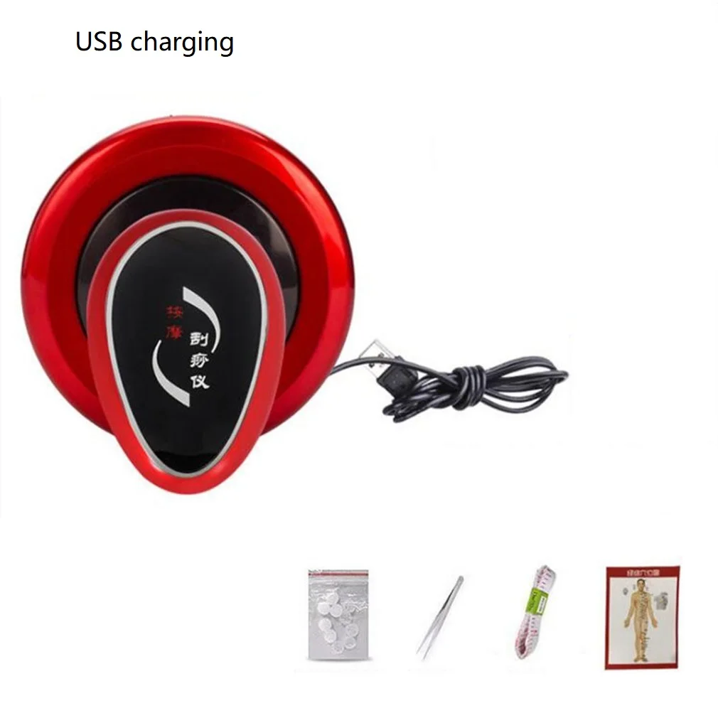 Usb Электрический косметический инструмент, домашнее соскабливающее косметическое оборудование, электрические многофункциональные меридианские банки, всасывание