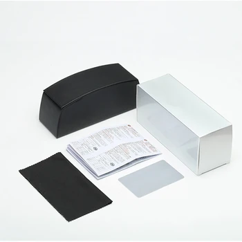 

Portable Sunglasses Protector Travel Pack Pouch Glasses Case Luxury Brand Leather PU Hard Eyewear Accessories Full Package