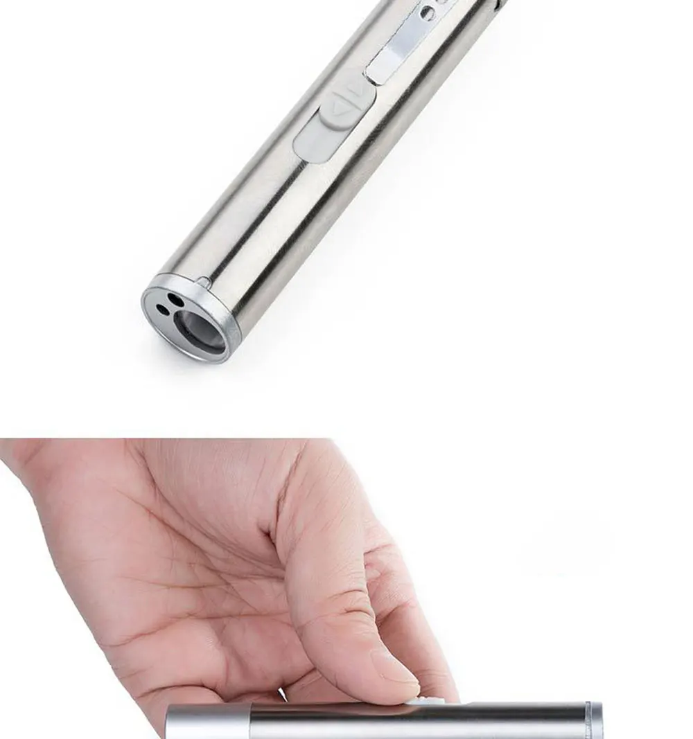 Мини-лазер красная лазерная указка USB перезаряжаемая 3 в 1 ручка фонарик зарядка УФ ручка-фонарик многофункциональная лампа