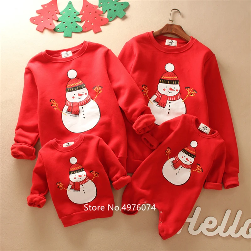 Рождественские свитера; Семейные комплекты; плотные пижамы с оленем и Санта Клаусом для маленьких мальчиков и девочек; мама и я; папа и мама; вечерние пижамы на год - Цвет: Color10