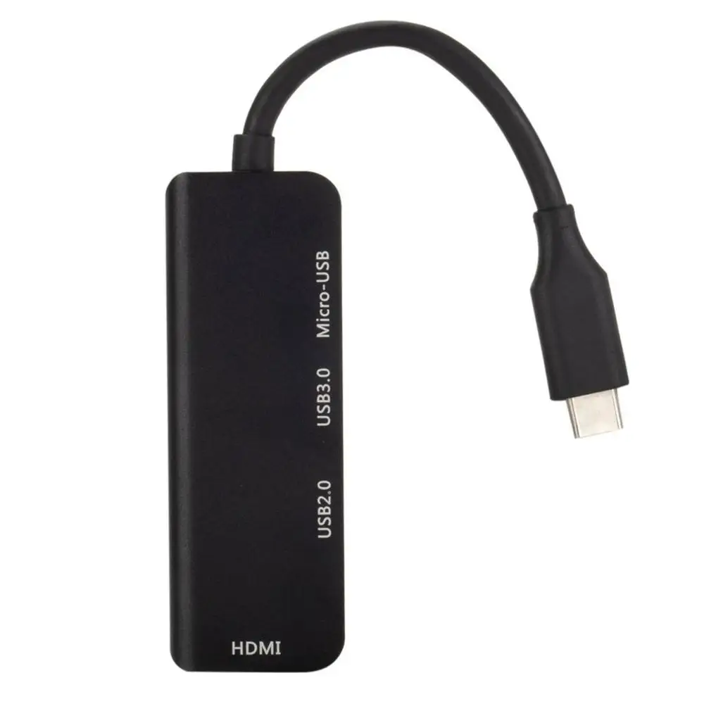 USB C концентратор USB-C до 3,0 концентратор HDMI Thunderbolt 3 адаптер для MacBook для samsung Galaxy S9 для huawei type C usb-концентратор
