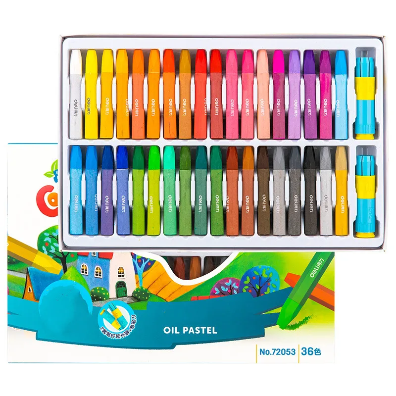 

36 Colors Crayons Colored Oil Pastel Set Crayons Non-toxic Safe for Kids Children Drawing Painting School Painting Supplies