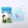 Powecom 10pcs Children Mouth Mask PM2.5 Disposable Filter mask 3 Layer Anti dust Face Mask Fits 3-15 Years Old Kids 2
