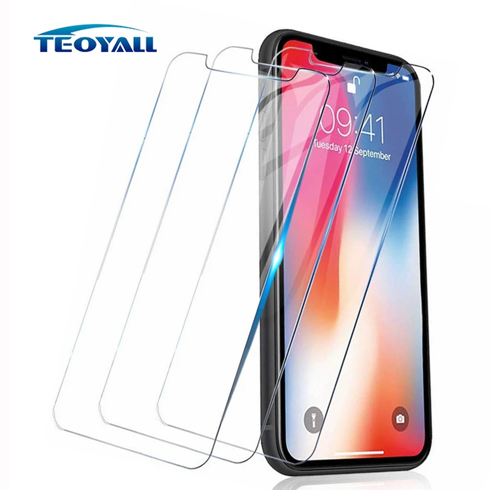 3 шт 0,26 мм закаленное стекло для iPhone 11 Pro X XR 8 7 6 6s стекло протектор экрана для iPhone 11 7 8 Plus XS Max защитное стекло