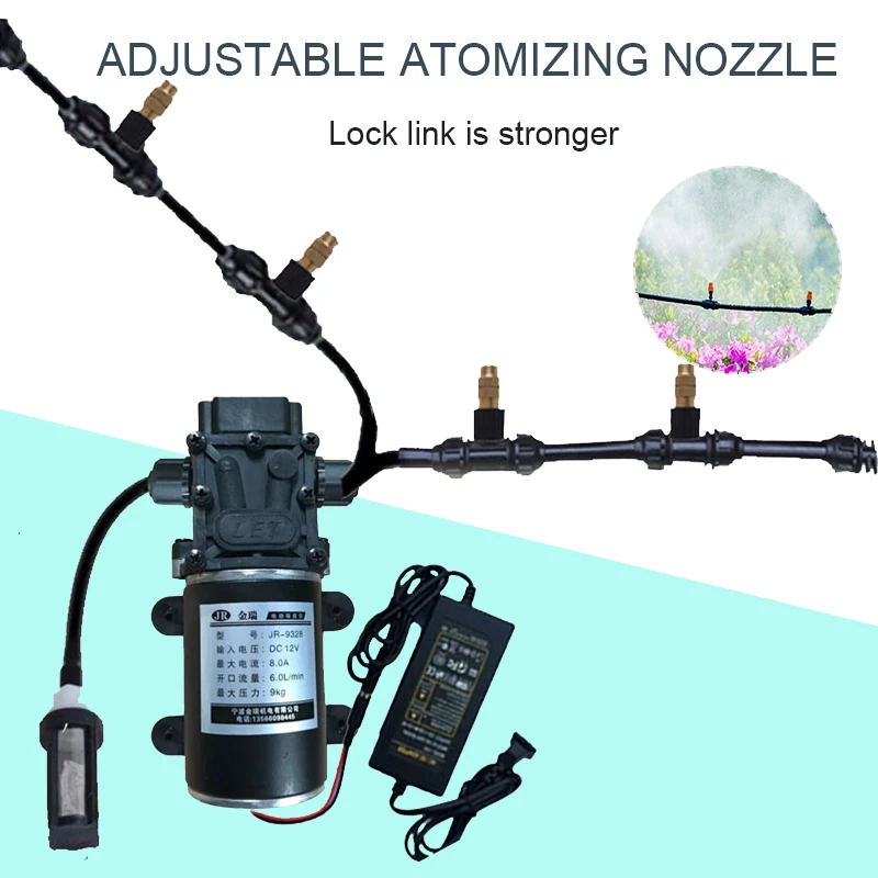 

Agricultural adjustable atomizing micro-sprinkler set automatic watering device cooling nozzle irrigation equipment