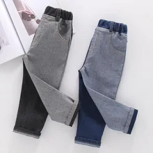 Детская одежда; коллекция года; сезон весна-осень; стиль; брюки в Корейском стиле для мальчиков; Разноцветные универсальные ковбойские брюки