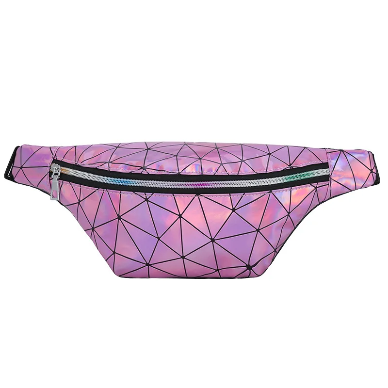 

2019 Spring And Summer New Style Geometry Rhombus Laser Chest Pack Customizable Versatile Fashion Wallet Women's Manufacturers D
