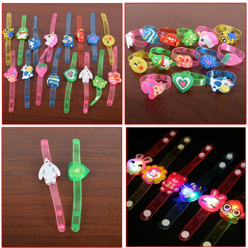 

Bracelet Cartoon Creative Shining Watch Universal Children Gift Small Toys Wechat Business Stack Scan Code Small Gifts Batch