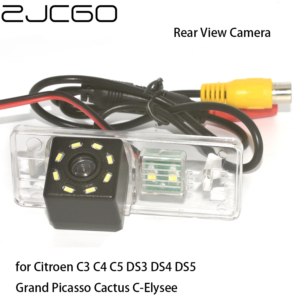ZJCGO CCD Автомобильная камера заднего вида для парковки Водонепроницаемая камера для Citroen C3 C4 C5 DS3 DS4 DS5 Grand Picasso кактус C-Elysee