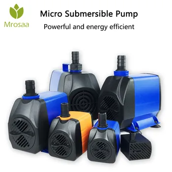 

Mrosaa 220V Ultra Low Noise Submersible Water Fountain Pump Fish Tank Fountain 3/6/10/15/25W Aquarium Water Pump Fish Supplies