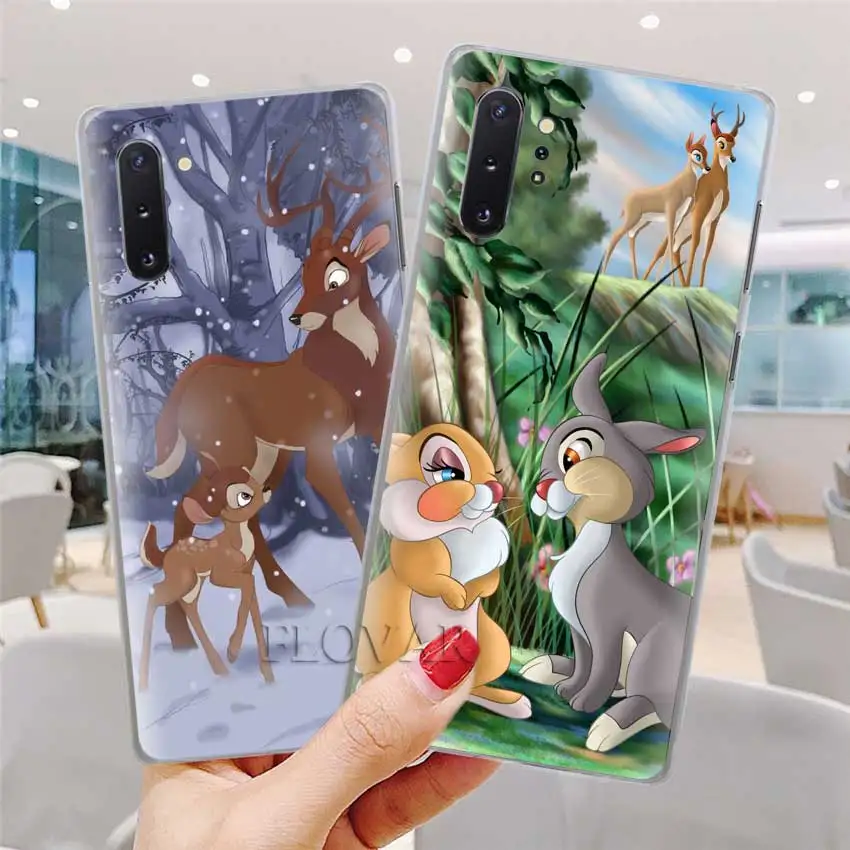 Бэмби Thumper телефонные чехлы для samsung Galaxy Note 10 S10 плюс 5G S10e A30 A40 A50 A60 A70 M40 жесткий чехол