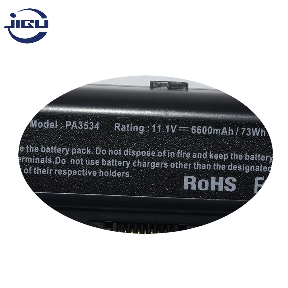 JIGU ноутбука Батарея для Toshiba PA3534U-1BAS PA3534U-1BRS спутниковый A200 A205 A210 A215 A300 L300 L450D L500 L505 L555 L200
