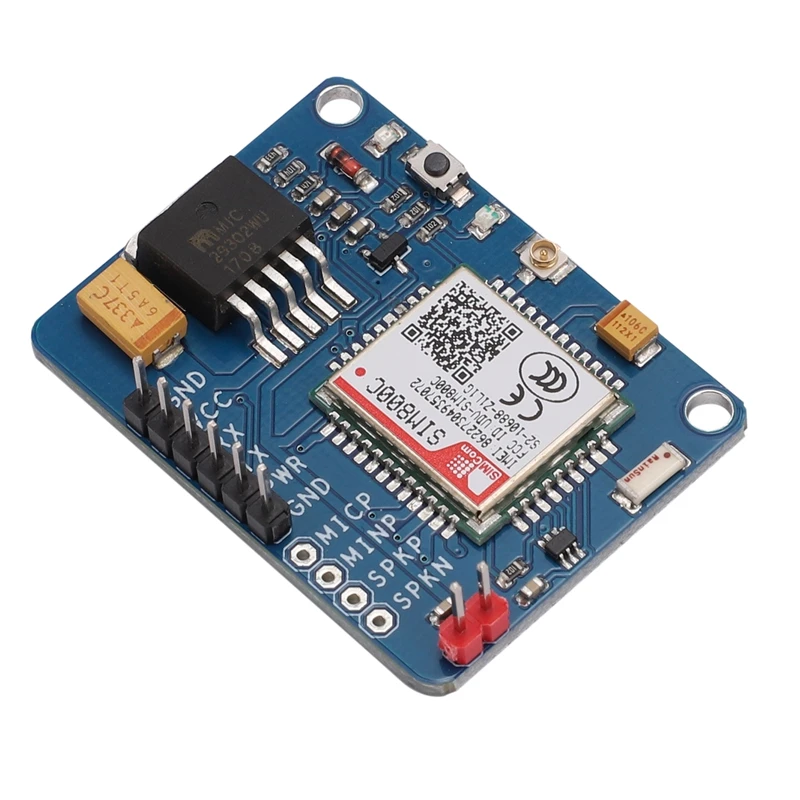 SIM800C GPRS модуль gsm sim беспроводной модуль ttl макетная плата замена SIM900A с 2,4G антенна IPX функция Bluetooth