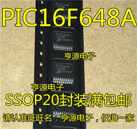 5cps PIC16F648A PIC16F648A-I/SS SSOP20