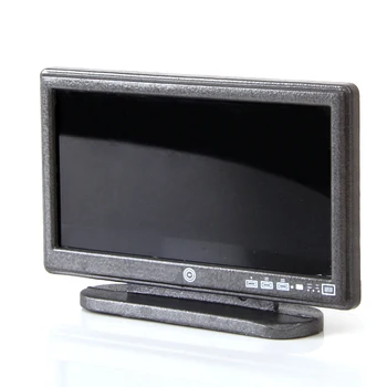 

Dollhouse Accessories Children's Playset, 1/12 Scale Miniature TV, Kids Pretend Toy for Doll House Bedroom Living Room