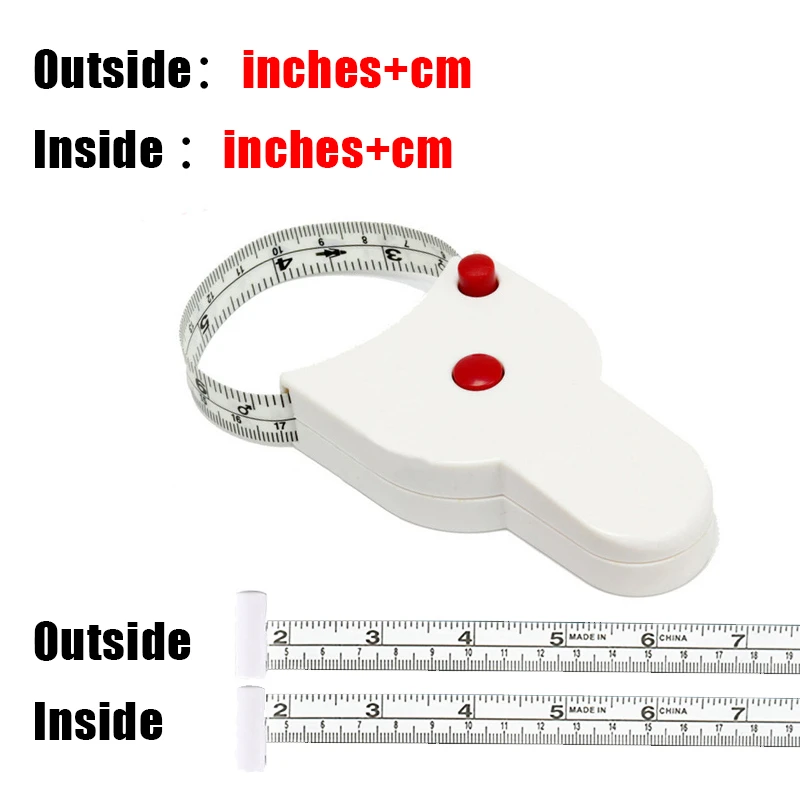 Tape Measure 150 cm/60 inch Retractable Ruler Body Measuring Tape Self-tightening Automatic Telescopic Ruler For Fitness Weight Loss Measure