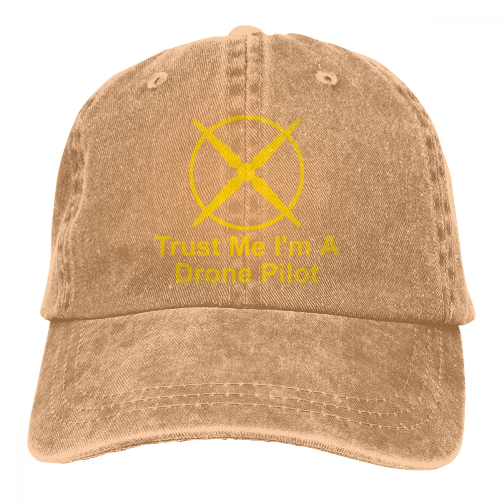 Trust Me I'm Drone Pilot Casquette Deep Heather унисекс Мужские Женские джинсовые бейсболка с ремешком кепки Регулируемая шляпа для гольфа папа - Цвет: Хаки