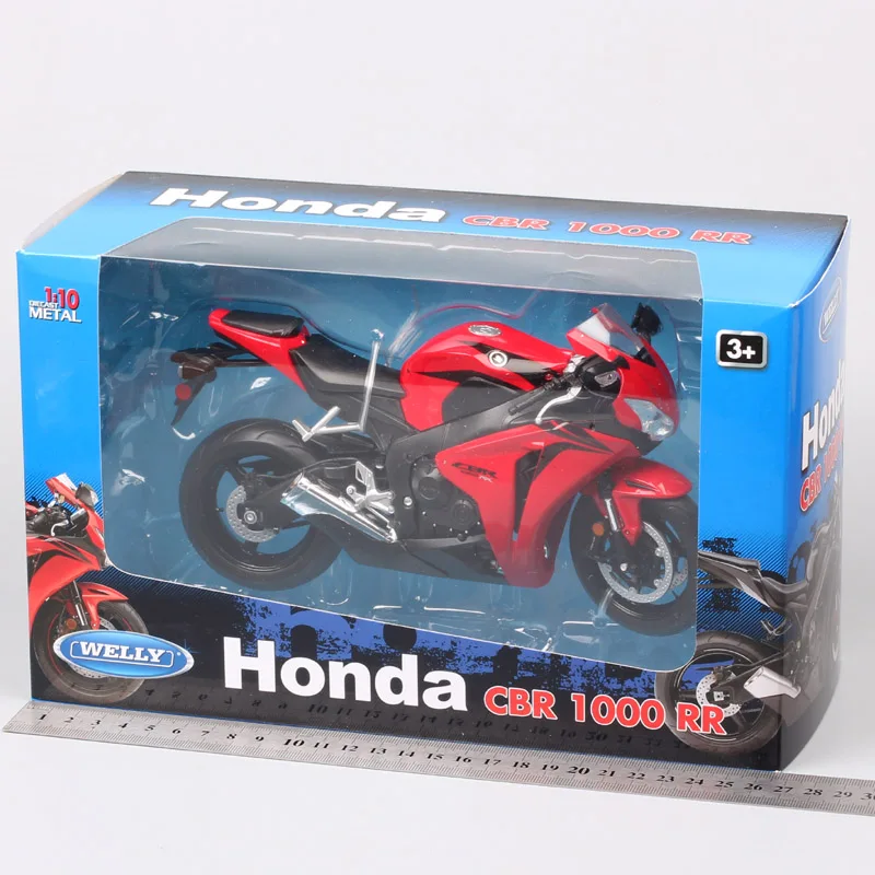 Welly 1/10 Большие весы Honda CBR 1000RR Fireblade moto rcycle Diecasts& Toy Vehicles sport moto игрушка велосипед игрушки Миниатюрные