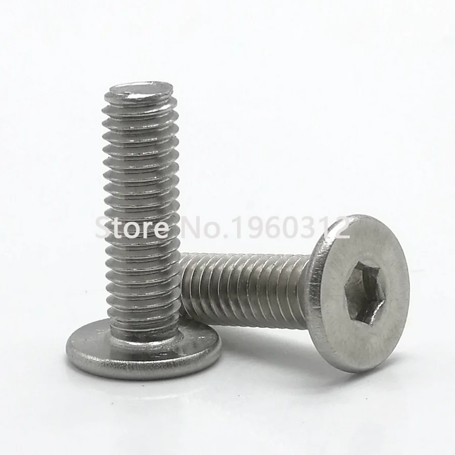 1000PCS m2 m2.5 m3 m4 m5 M6 stainless steel CM Ultra-thin super low thin short head hex cap screw | Обустройство дома