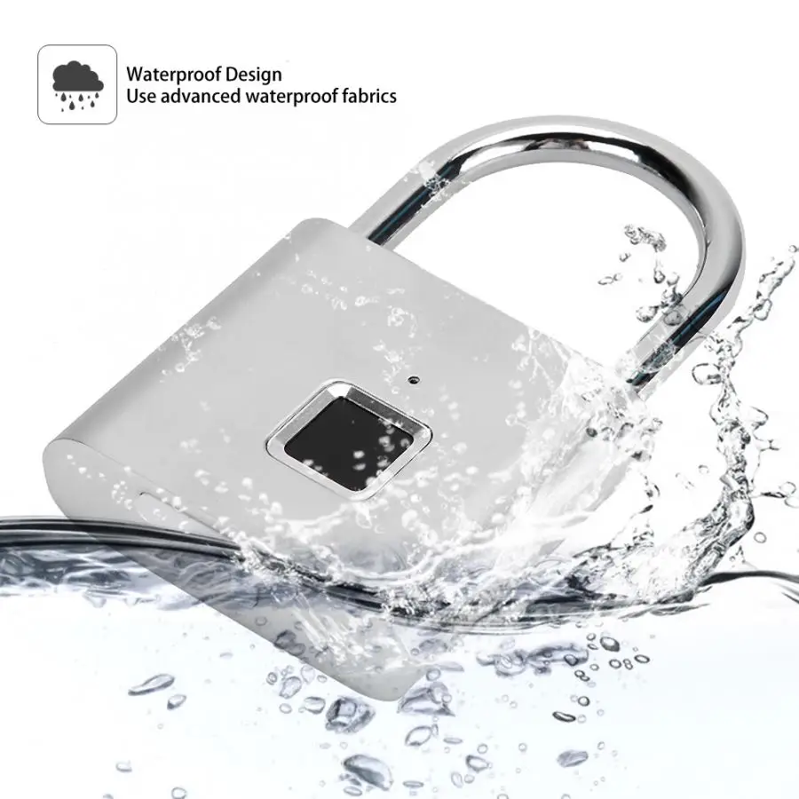 Fingerprint Lock Portable Mini Anti-Theft Smart Fingerprint Keyless Security Lock for Wardrobe Cabinet Box cerradura