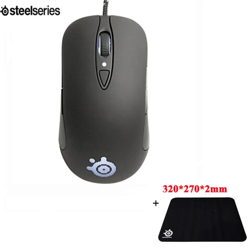 Steelseries сэнсэй сырой Frostblue игровая мышь, Steelseries Engine Steelseries Frost Blue Steelseries сэнсэй сырой+ коврик для мыши