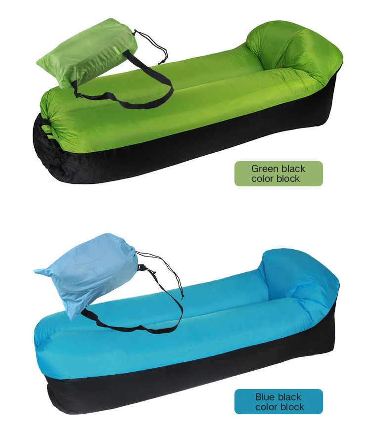 Быстрый надувной диван-кровать открытый сад Кемпинг коврик кемпинг водонепроницаемый ленивый спальные мешки складной портативный воздушный диван