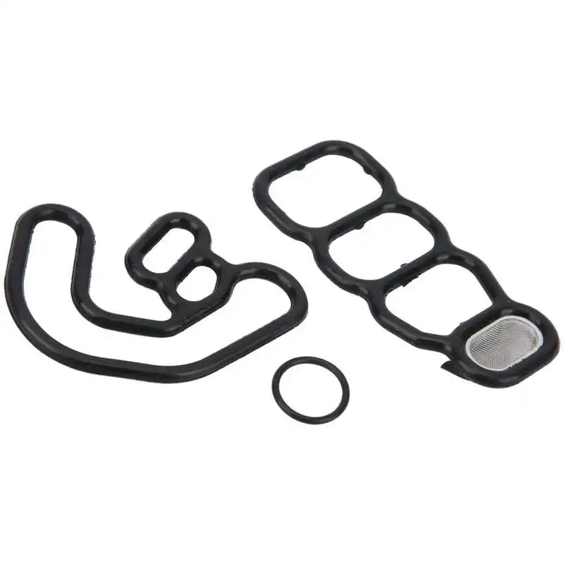 Solenoid Gasket Kit 3pcs VTEC Solenoid Gasket Spool Valve Filter Fit for / V6 Solenoid Gasket Kit Spool Valve Filter