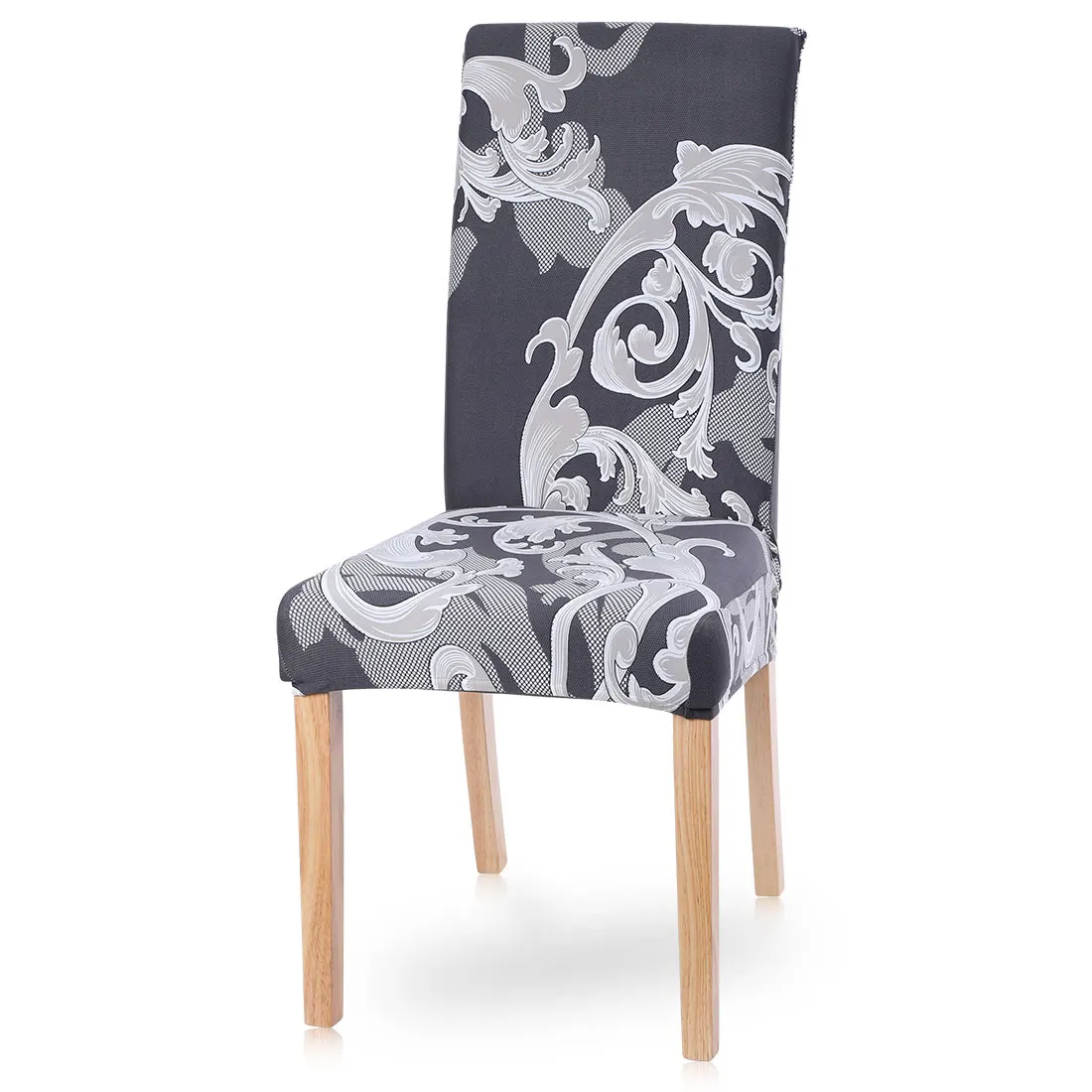 Цветочный принт чехол для кресла спандекс эластичные чехлы на кресла для свадьбы, столовой, офиса, банкета - Цвет: O