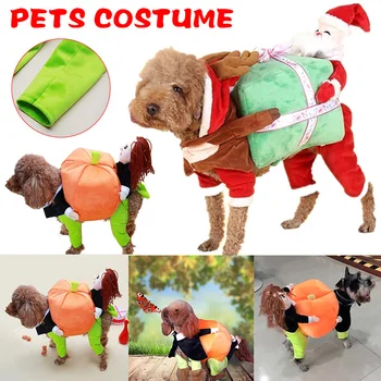 

Ajustable Pet Costume Dog Cat Suit Christmas Halloween Costumes Pets Clothing for Small Dog and Cat YU-Home