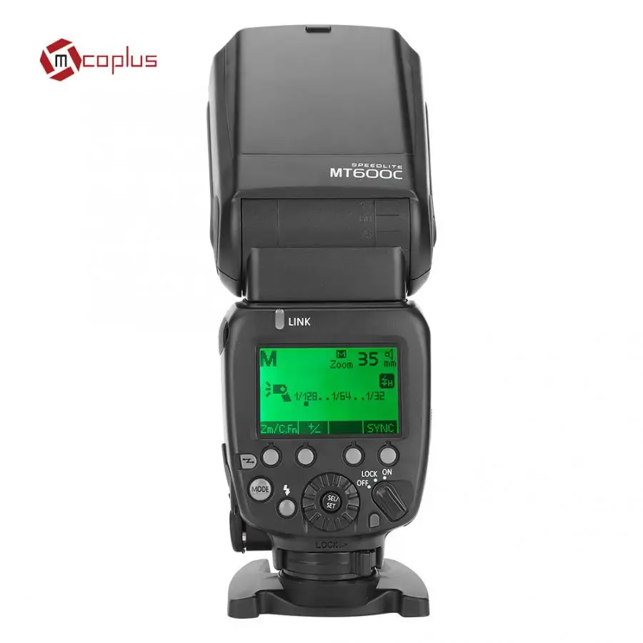 Mcoplus Профессиональный MT600 вспышка светильник накамерная Внешняя для Canon Горячий