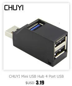 CHUYI usb-хаб 3,0 4 порта USB 3,0 концентратор разветвитель с интерфейсом питания высокоскоростной 5 Гбит/с USB Hab адаптер для ПК Аксессуары