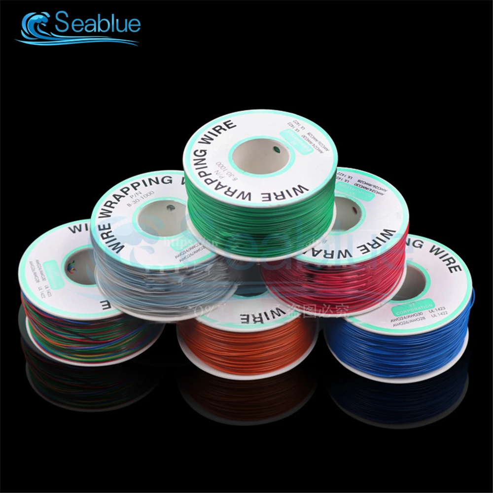 copper wire 280m 30AWG wrapping tin plated B-30-1000 cable breadboard jumper insulation electronic conductor wire connector