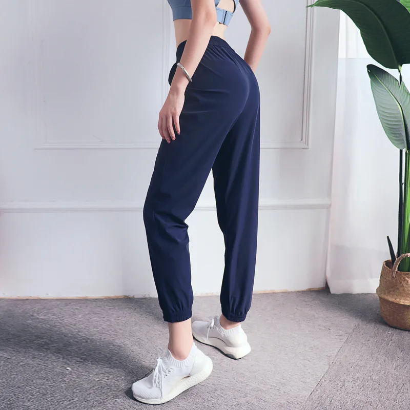 Dark Blue Gymkm, нейлон, высокая талия, женские спортивные Леггинсы, дышащие, для фитнеса, Леггинсы для йоги и тренировок, пуш-ап, для хип-хопа, спортивные штаны - Цвет: Dark Blue