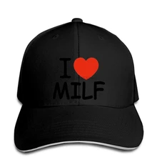 Последняя Мода Бейсболка унисекс I LOVE MILF camiseta divertida Новое поступление повседневная бейсболка шапка