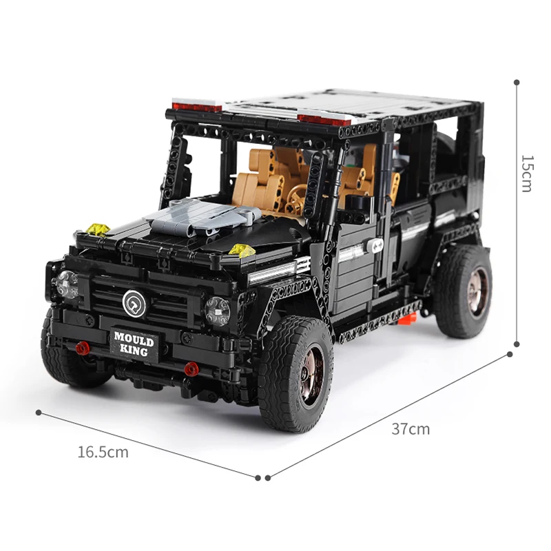 MOC 2425 Technic Series внедорожник Супер гоночный Benz Черный AWD универсал модель G500