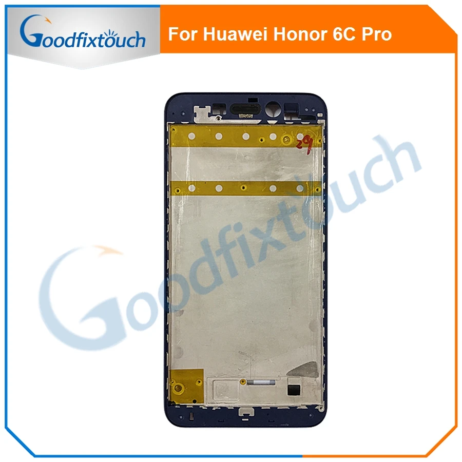 ЖК Лицевая панель для Huawei Honor 6C Pro передняя рамка Шасси Средний Корпус рамка+ клейкая наклейка запчасти